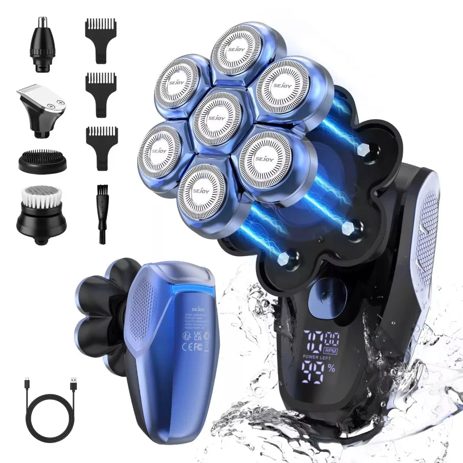7D Head Shaver for Bald Men