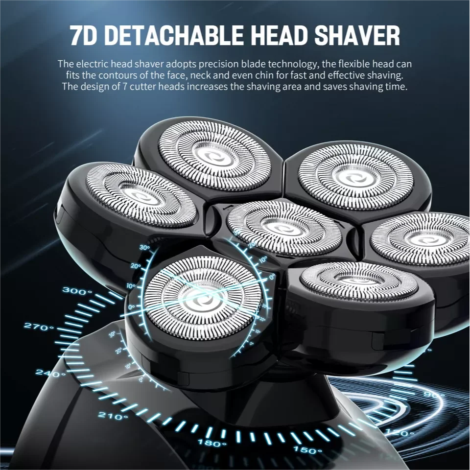 7D Head Shaver for Bald Men