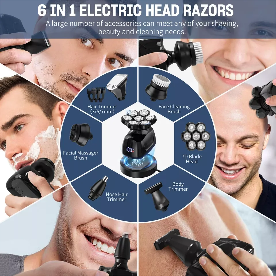 7D Head Shaver for Bald Men