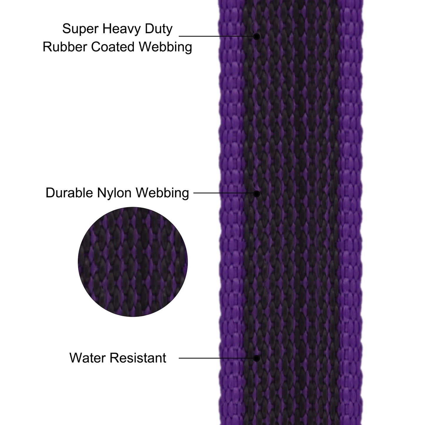 Dual-Color Latex Silk Dog Leash