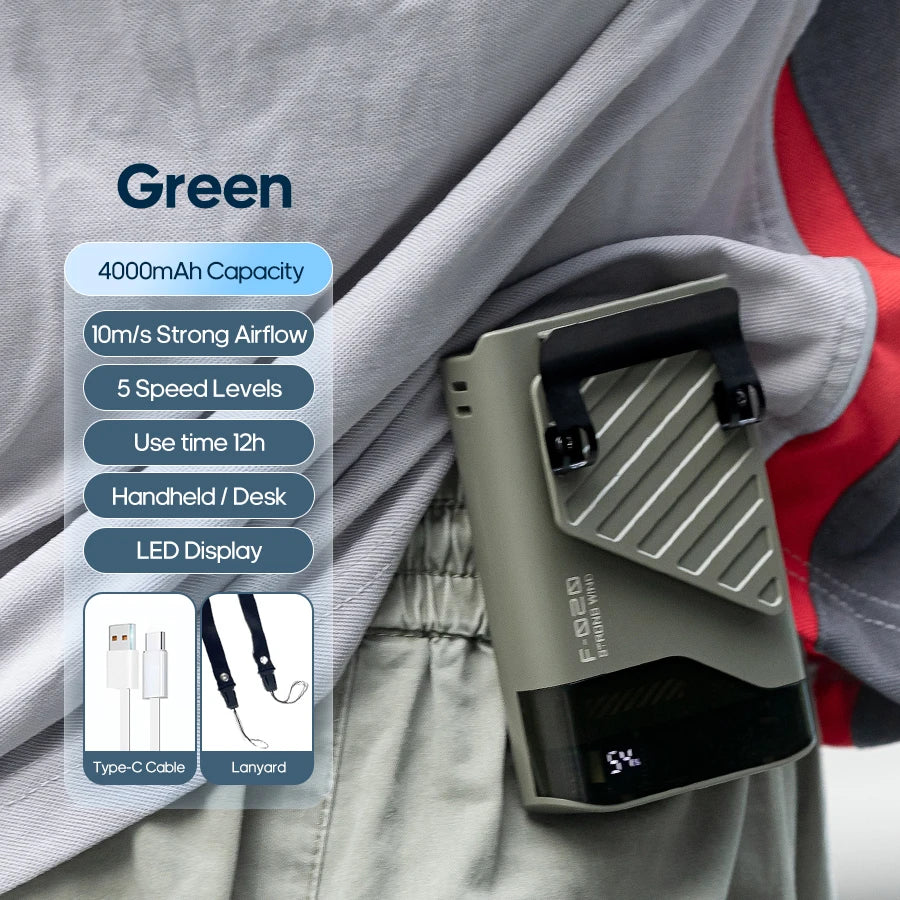 Oyepapa's Smart Outdoor Waist Fan