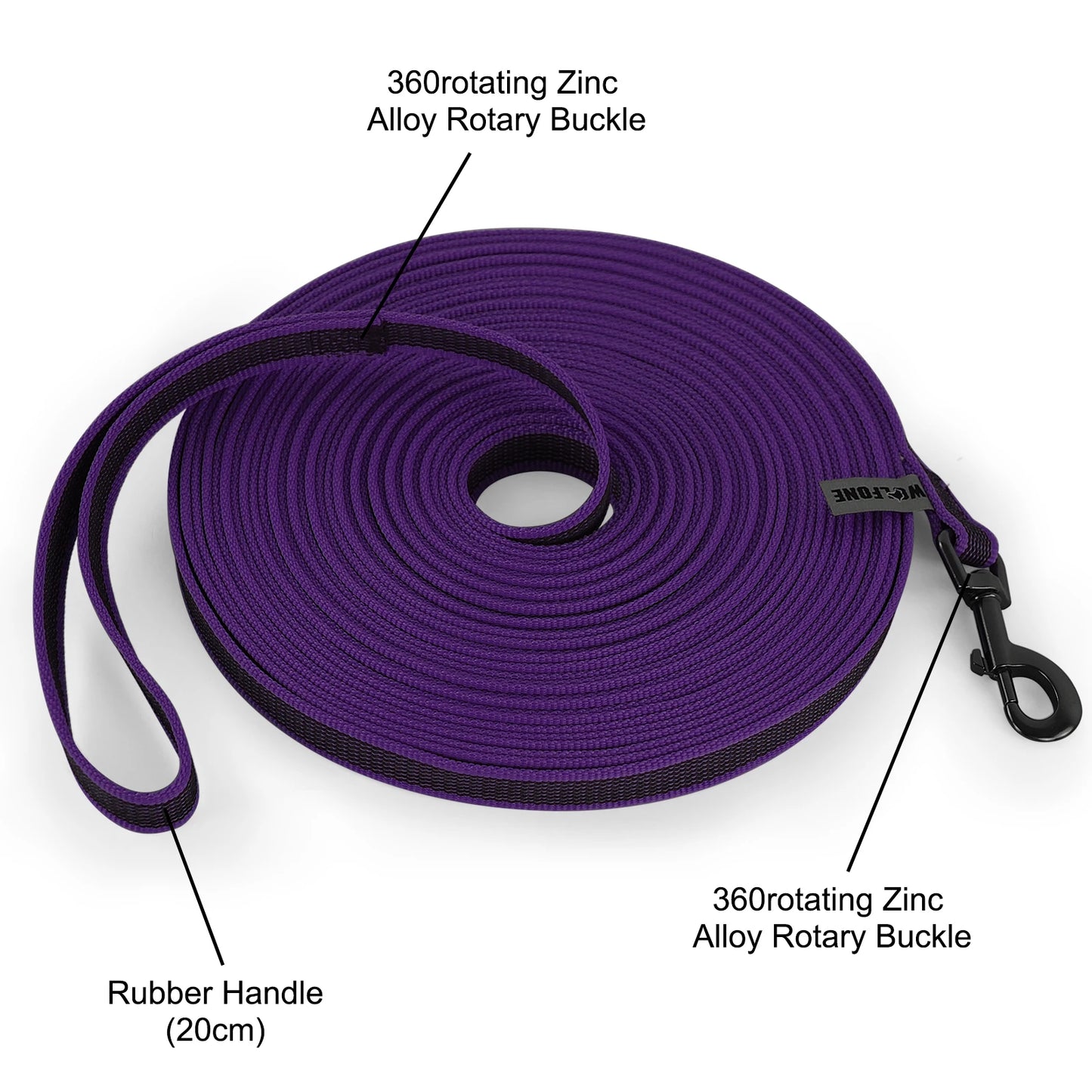 Dual-Color Latex Silk Dog Leash
