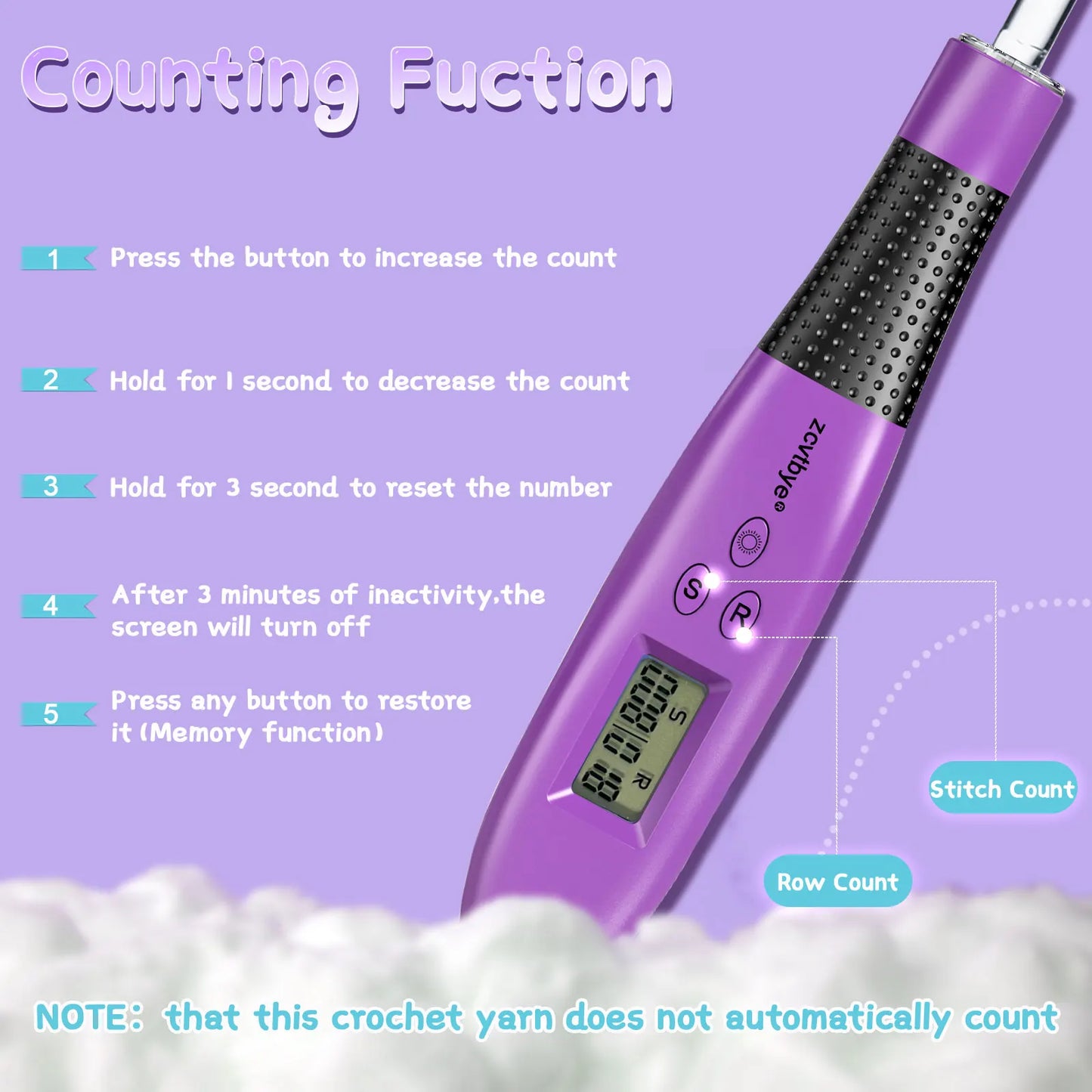 24pcs LED Crochet Hook Set