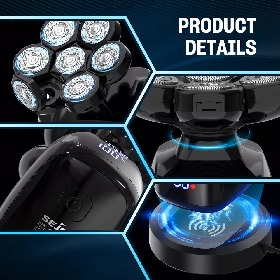 7D Head Shaver for Bald Men
