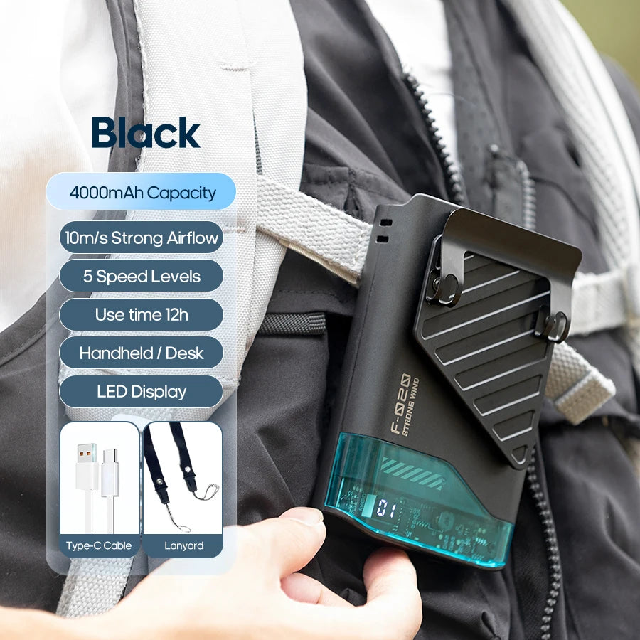 Oyepapa's Smart Outdoor Waist Fan