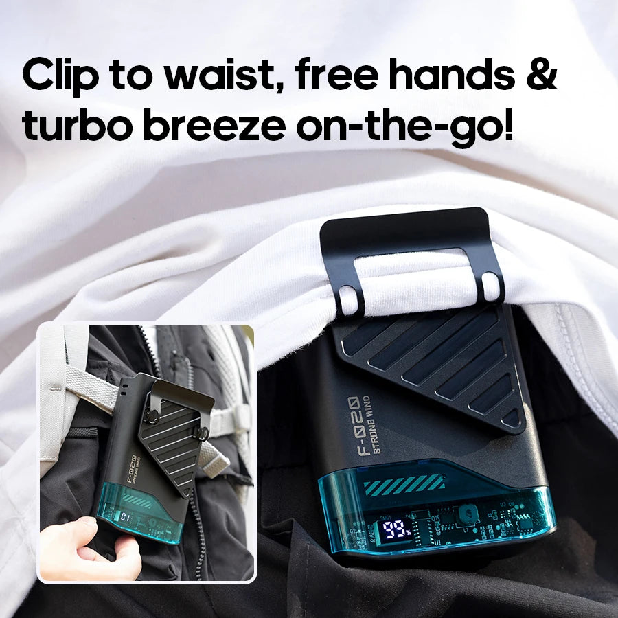 Oyepapa's Smart Outdoor Waist Fan