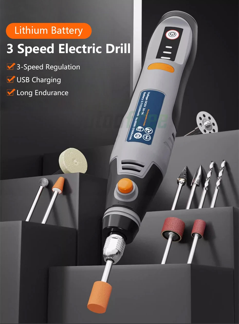 Cordless Mini Rotary Drill
