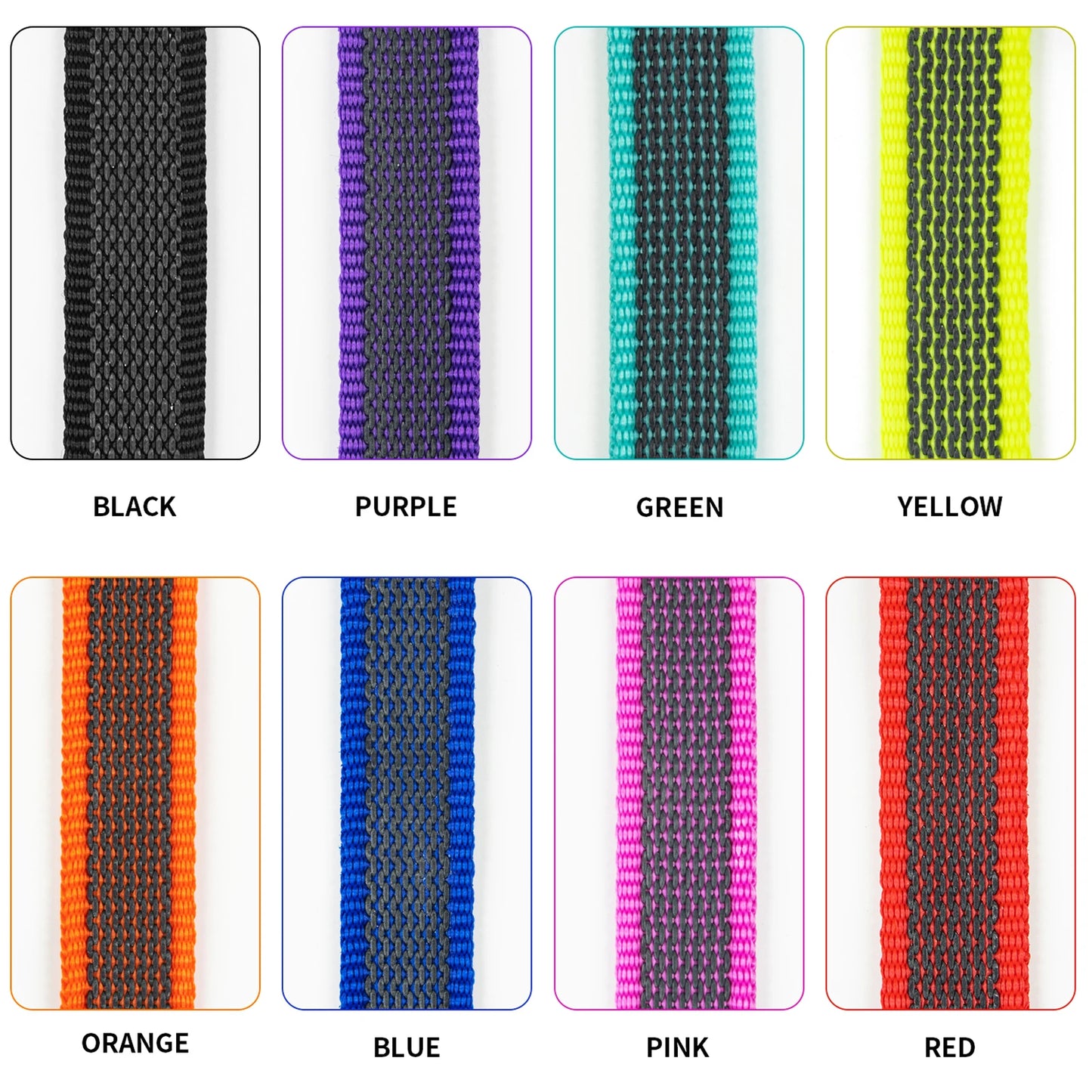 Dual-Color Latex Silk Dog Leash
