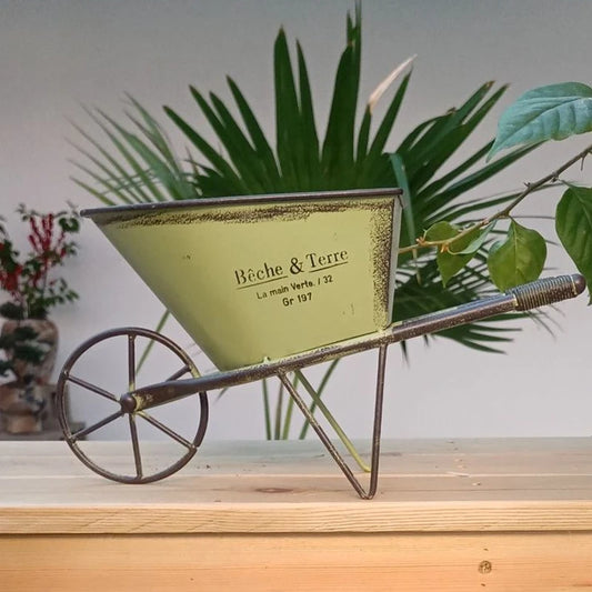 Vintage Iron Planter Cart