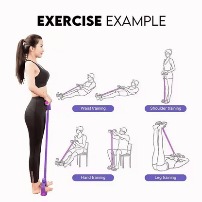 Four-Tube Pedal Tensioner Home Fitness Equipment