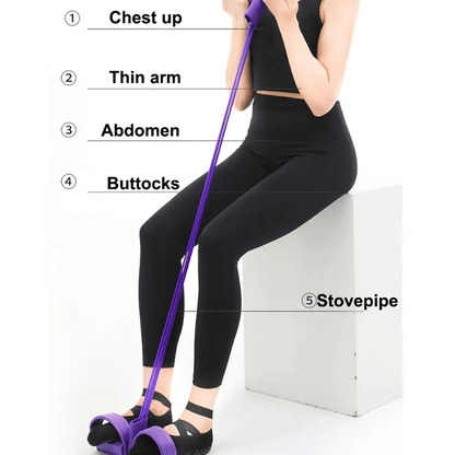 Four-Tube Pedal Tensioner Home Fitness Equipment